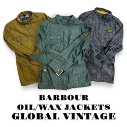 BARBOUR OIL / WAX JACKETS - 5 PIECES