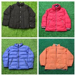 Retro collection of tommy helfiger puffers