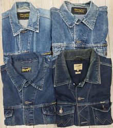 Branded Wrangler Denim Jackets - 5 Pieces