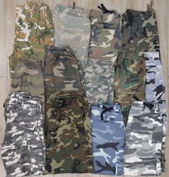 Vintage Camouflage Trousers - 13 Pieces