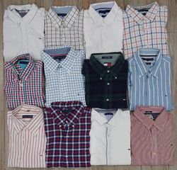 Branded Tommy Hilfiger Shirts - 17 Pieces