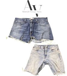 Levi's ausgefranste Shorts