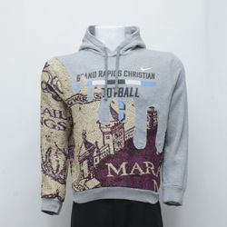 CR2212 Überarbeiteter Wandteppich Hoodie