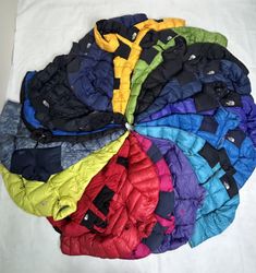 The Northface puffer jackets - 10 pieces