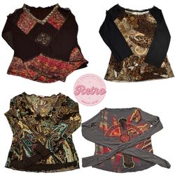 Y2k grunge italalian blouses 10 pieces