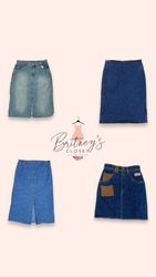 Y2K Mix Denim Skirts - 10 Pieces