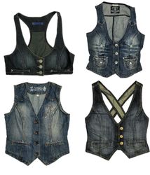 Vintage Vests x denim❤️(S-541)