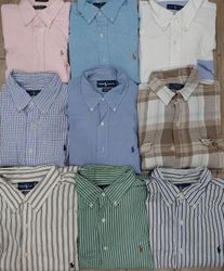 Branded Polo Button-Up Shirts - 15 Pieces