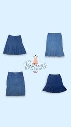 Y2K Denim Skirts - 10 Pieces