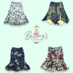 Y2K Mix Poly Skirts - 12 Pieces