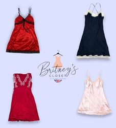 Y2K Silk Slip Dresses - 15 Pieces