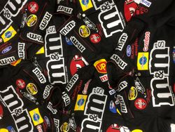 Nascar Rework Style Black m&ms Racing Jackets All ..