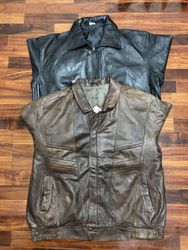 G0020 Veste Bomber en Cuir Vintage Premium pour Ho..