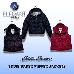 Eddie Bauer Puffer Jackets - 12 Pieces