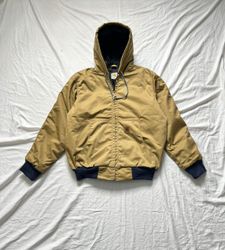 Vintage Carhartt Rework Style Beige Hoodies All Si..