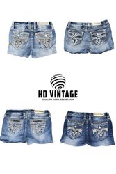 HD267 Damen Y2K Rockrevival Shorts - 17 Stück