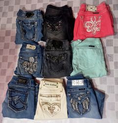 Id 54  miss me and other mix brands total 10 piece..