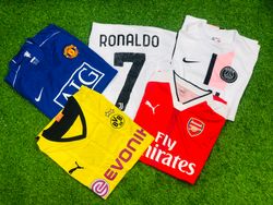 T-shirts de football Grade A/B 50 pièces