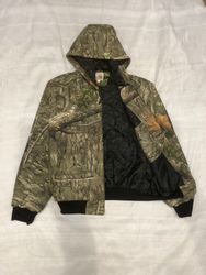 Vintage Carhartt Rework Style Realtree Camo Hoodie..