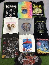 Vintage Music T-Shirts Grade A 100 Pcs