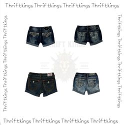 Y2K Missme, Rock Revival, True Religion Shorts