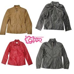 Y2K Structured Leather Jackets