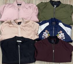 Vintage Ladies Bomber jackets - 10 Pieces