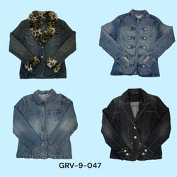 Y2K Denim Jacket – Effortlessly Cool for Women(grv..