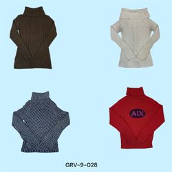 Retro Y2K High Neck Sweater – Sleek, Chic, and Coz..