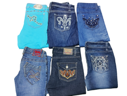 DAMEN BESTICKTE JEANS