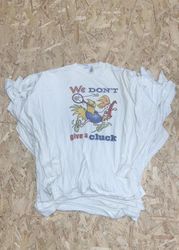 Vintage Weiße Grafik T-Shirts x 20