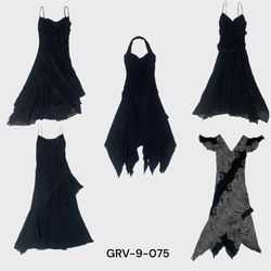 Classic Black Y2K Poly Dress – Bold, Stylish, and ..