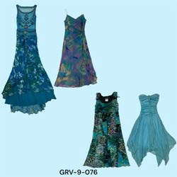 Y2K Fashion – Stunning Blue Poly Dress for a Nosta..