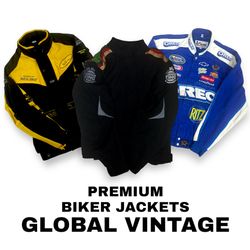 Heavy Duty Premium Biker Jackets - 8 Pieces