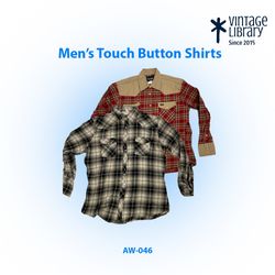 Men's touch button shirts