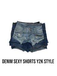 Denim Sexy Shorts Y2K Style