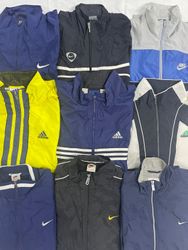 Vestes coupe-vent vintage Nike Adidas