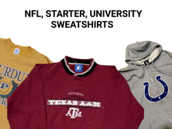 NFL,STARTER & COLLEGE SWEATSHIRTS