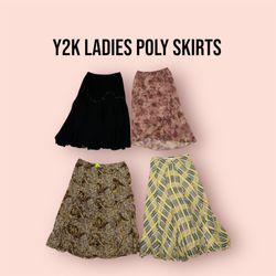 Y2K Damen Polyester Röcke