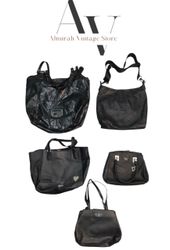 Black theme GUESS BAGS 5 pcs