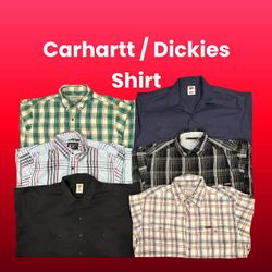 Carhartt & Dickies Shirt | 17 pcs | AUTHENTIC