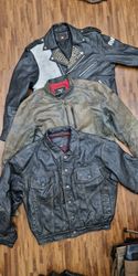 Mens biker leather jackets