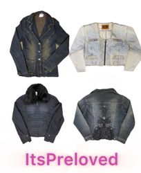 Discounted Pricing $12 Y2k Mix Vibe Denim Jackets(..