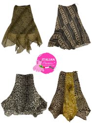 Y2K Animal Print Dark Skirts Mix