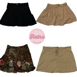 Y2K Cotton Skirts 9pcs