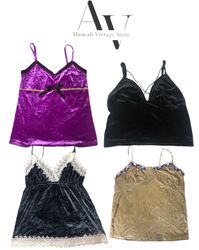 Y2k beautiful Velvet Camitop 17 pcs