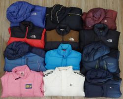 Branded Puffer Jackets Including The North Face 70..