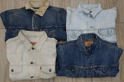 Branded Levi's Denim Jackets - 5 Pieces