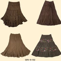 Y2K Fashion – Cotton Long Skirt for a Relaxed, Tre..