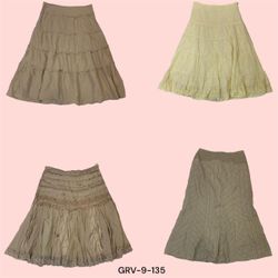 Retro Revival – Y2K Cotton Long Coco Skirt for Eff..